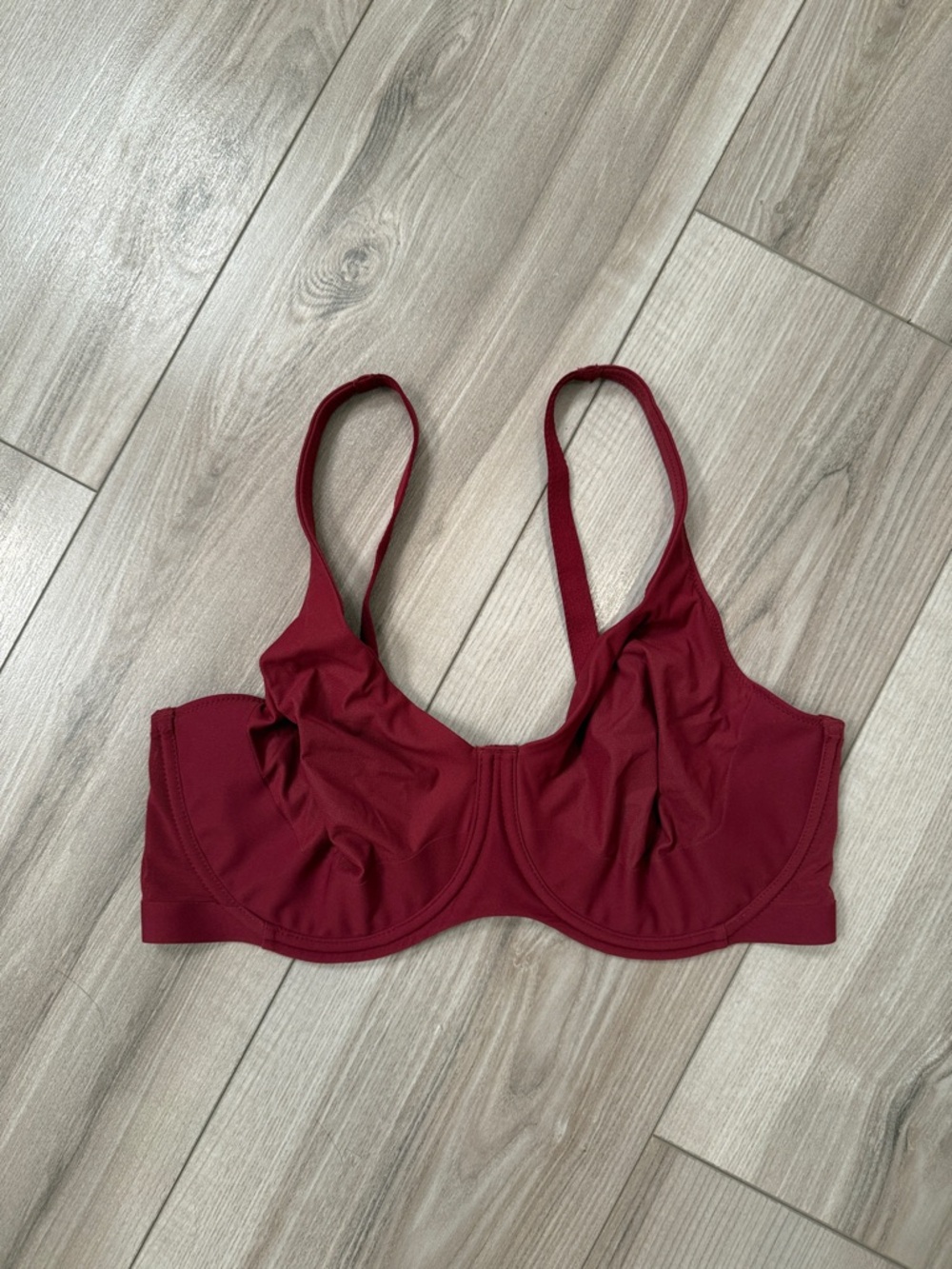 Wacoal Burgundy Unlined Underwire Bra